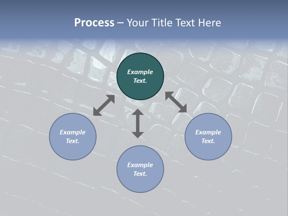 Alligator Dark Pattern PowerPoint Template