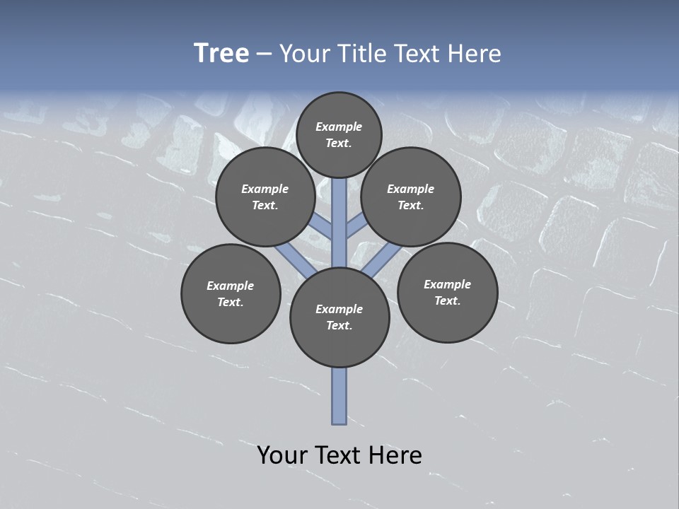 Alligator Dark Pattern PowerPoint Template