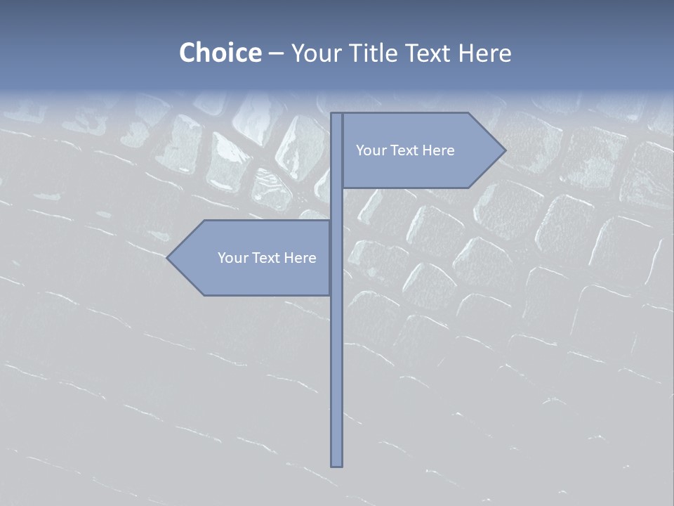 Alligator Dark Pattern PowerPoint Template