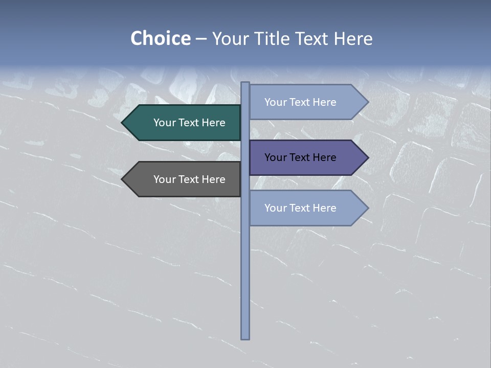 Alligator Dark Pattern PowerPoint Template