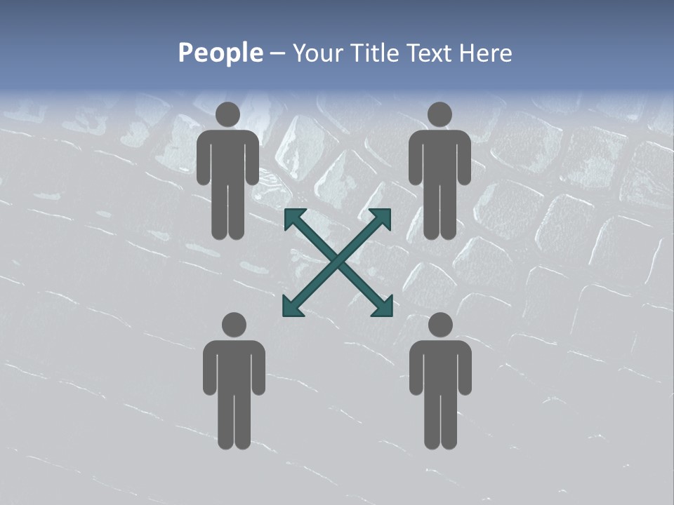 Alligator Dark Pattern PowerPoint Template