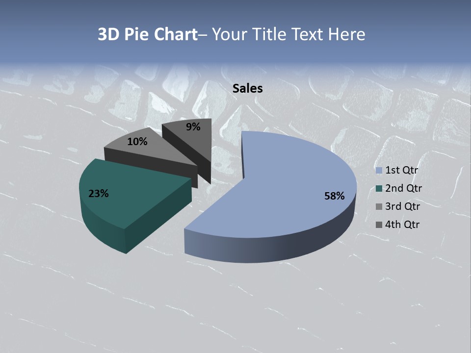 Alligator Dark Pattern PowerPoint Template