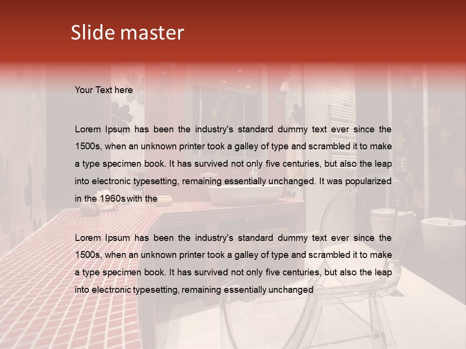 For Bathrooms Ideas PowerPoint Template