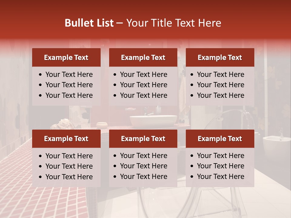 For Bathrooms Ideas PowerPoint Template