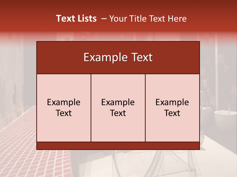 For Bathrooms Ideas PowerPoint Template