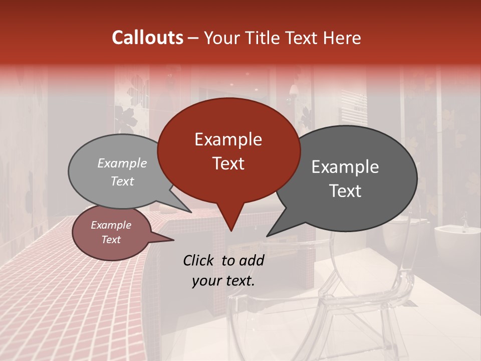 For Bathrooms Ideas PowerPoint Template
