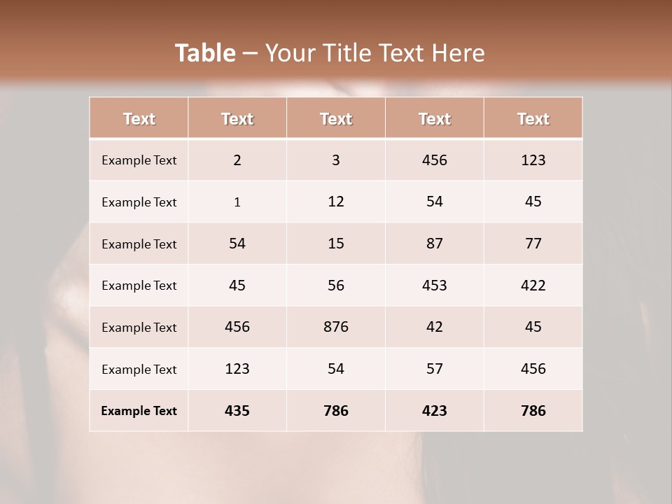 Hot Sexy Beauty PowerPoint Template
