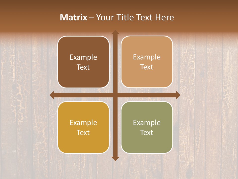 Wood Grain Background PowerPoint Template