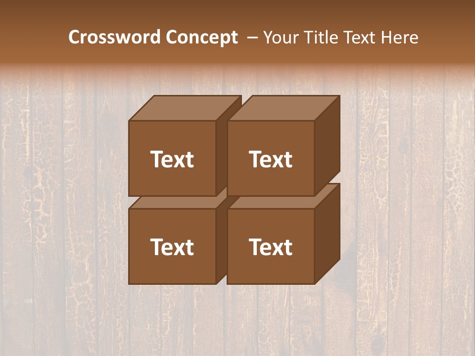 Wood Grain Background PowerPoint Template