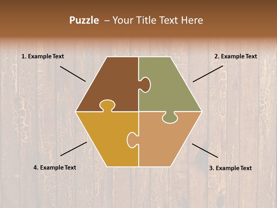 Wood Grain Background PowerPoint Template