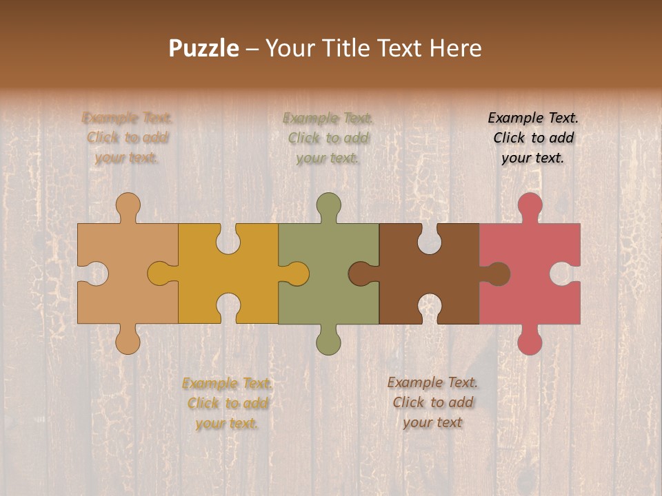 Wood Grain Background PowerPoint Template