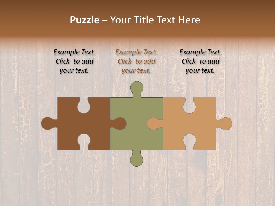 Wood Grain Background PowerPoint Template