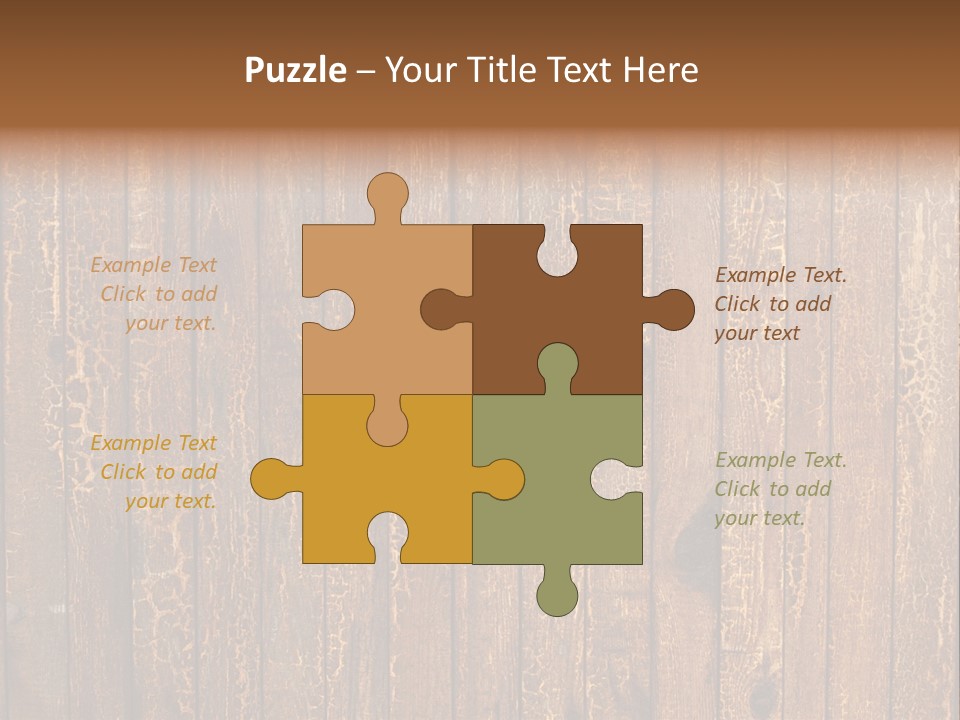 Wood Grain Background PowerPoint Template