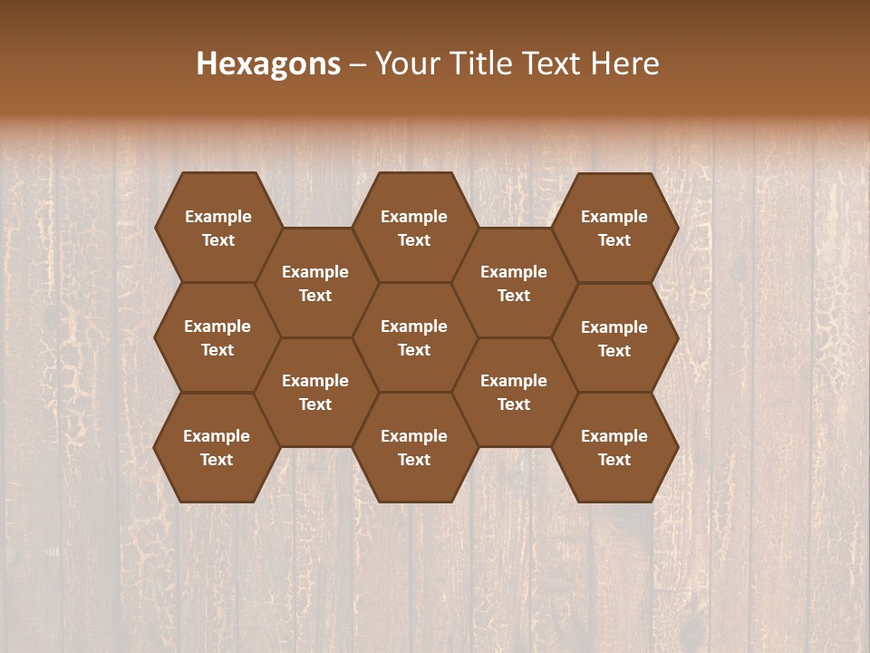 Wood Grain Background PowerPoint Template