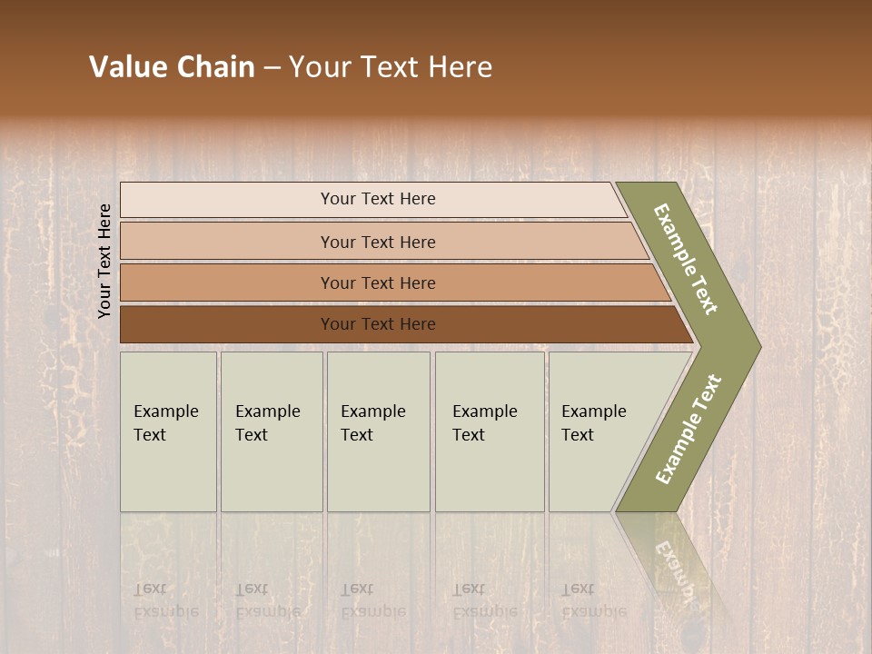 Wood Grain Background PowerPoint Template