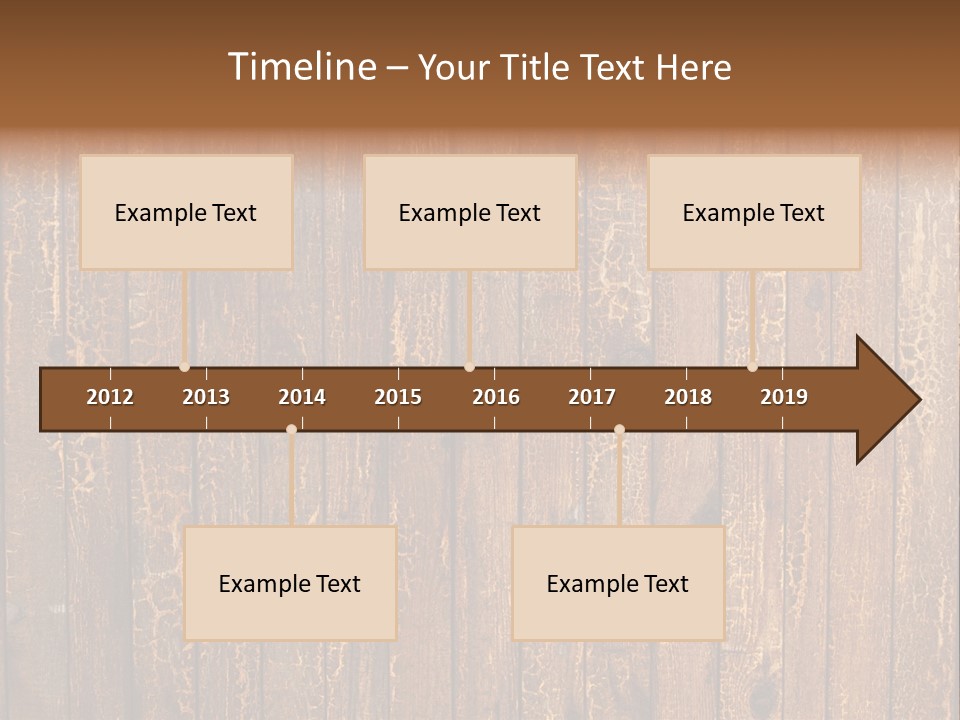 Wood Grain Background PowerPoint Template