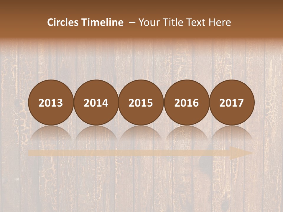 Wood Grain Background PowerPoint Template