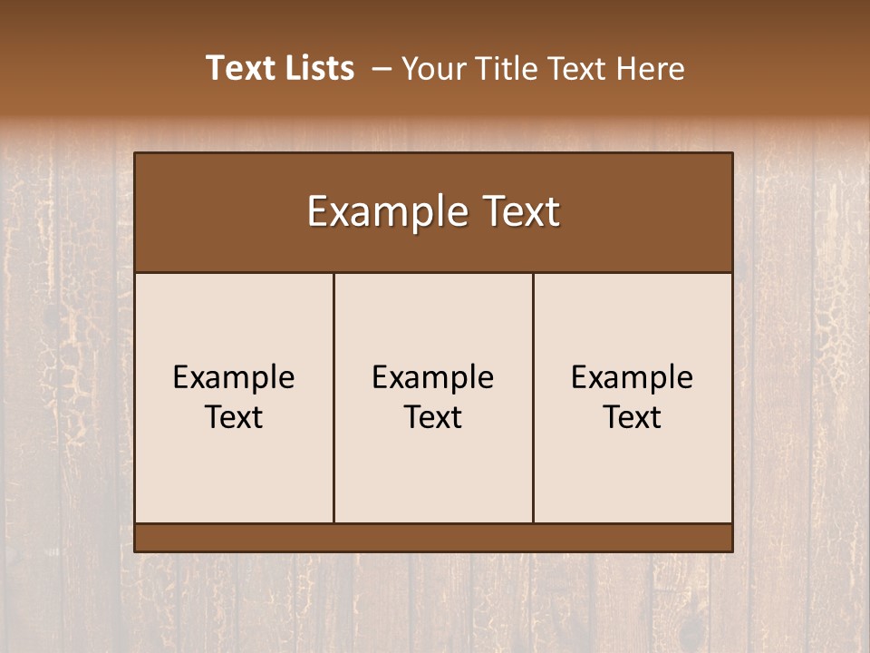 Wood Grain Background PowerPoint Template