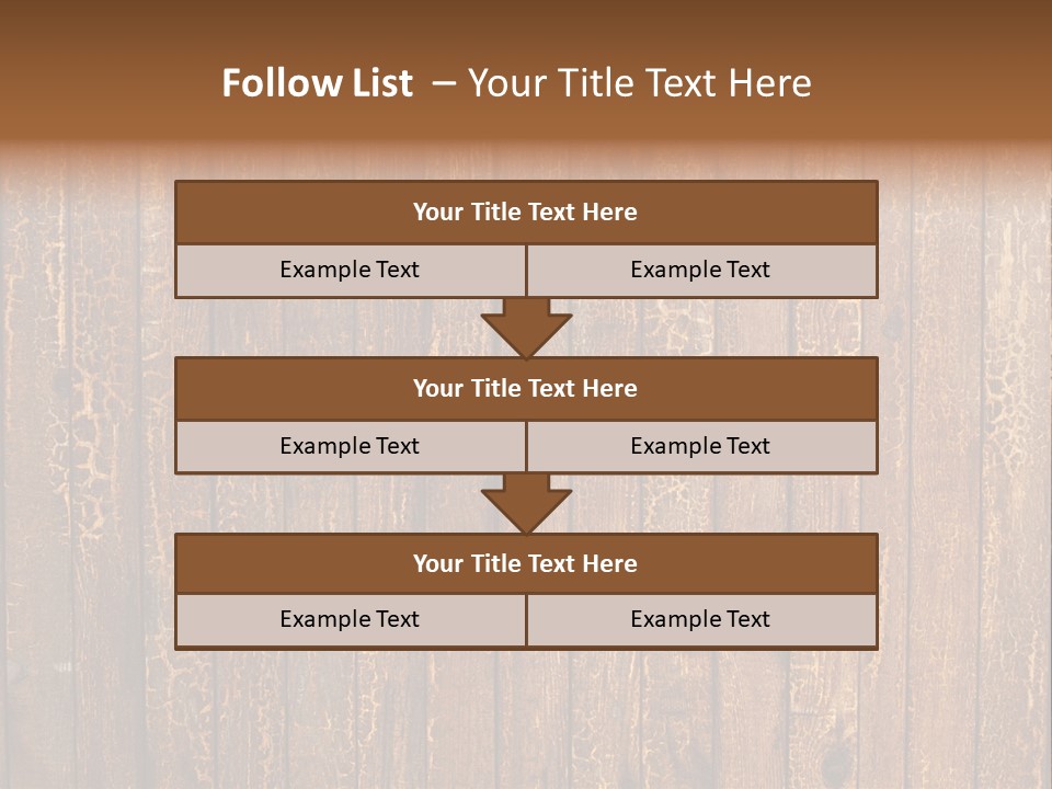 Wood Grain Background PowerPoint Template