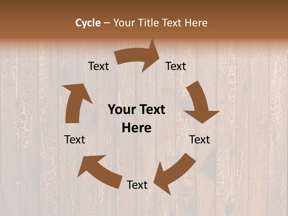 Wood Grain Background PowerPoint Template