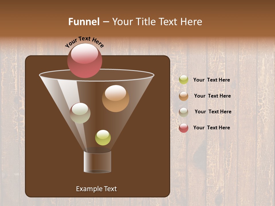 Wood Grain Background PowerPoint Template