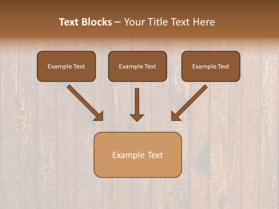 Wood Grain Background PowerPoint Template