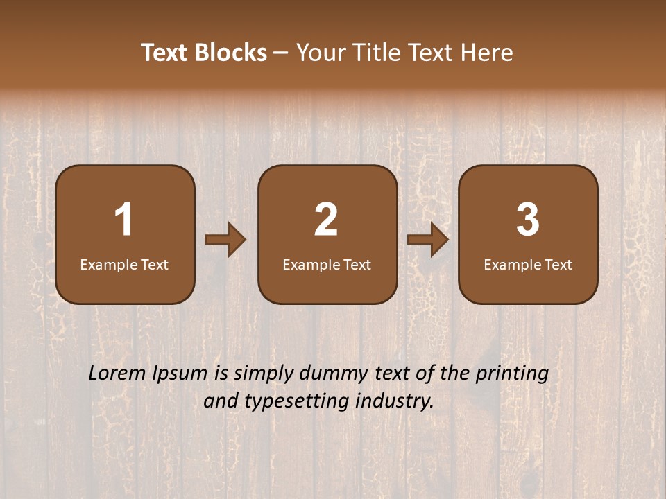 Wood Grain Background PowerPoint Template