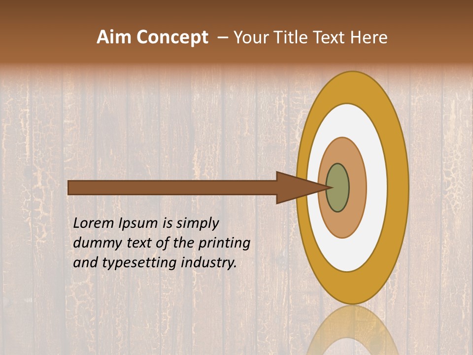 Wood Grain Background PowerPoint Template