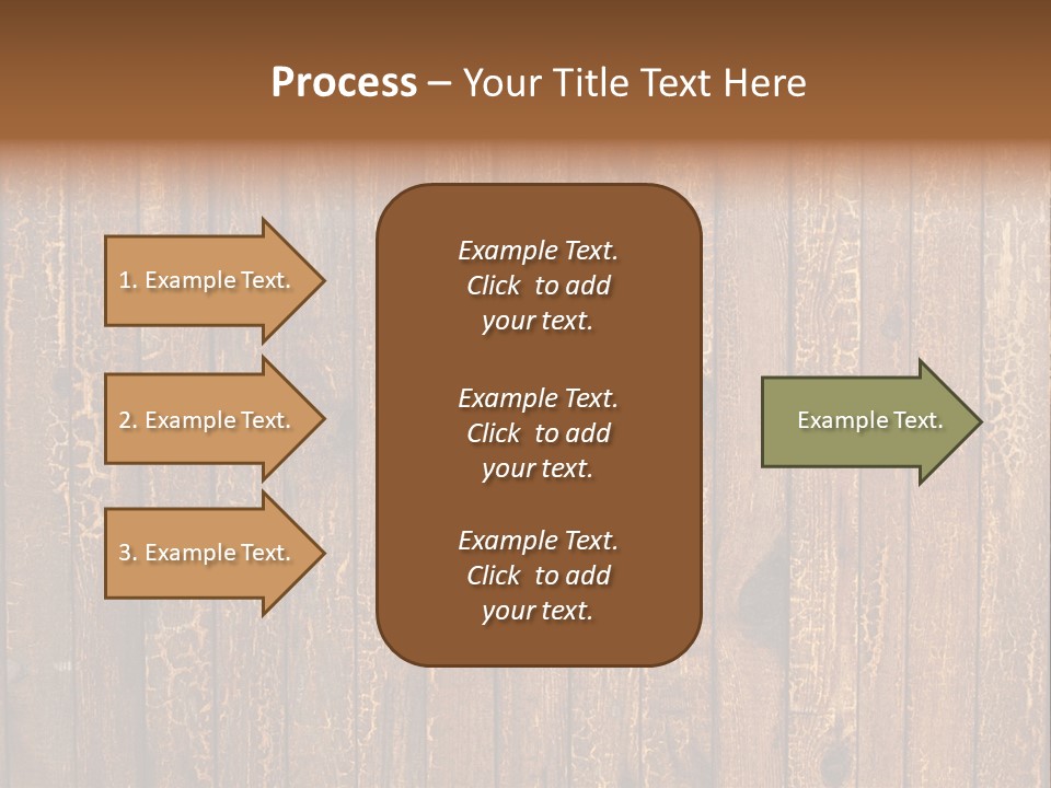 Wood Grain Background PowerPoint Template