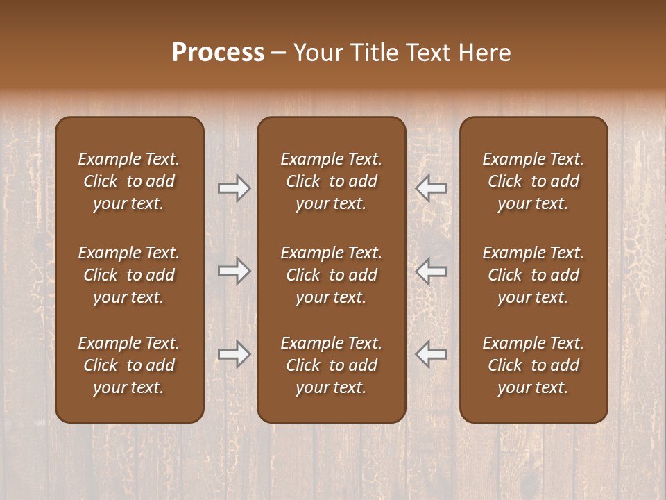 Wood Grain Background PowerPoint Template