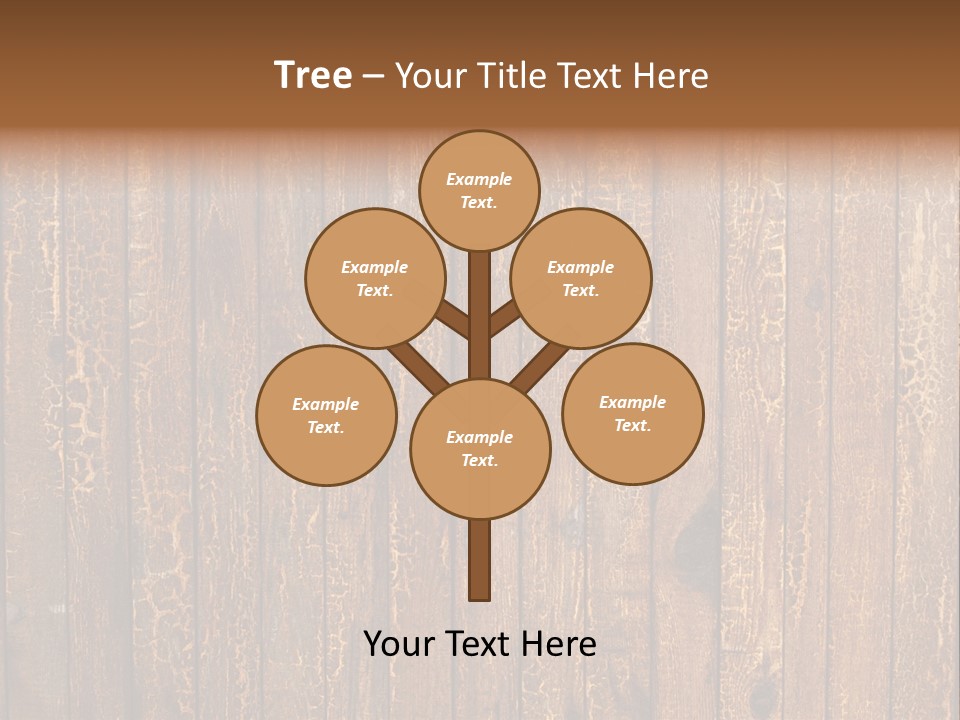 Wood Grain Background PowerPoint Template