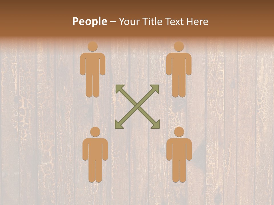 Wood Grain Background PowerPoint Template