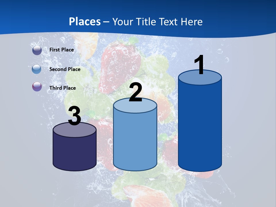 Water Fruit PowerPoint Template