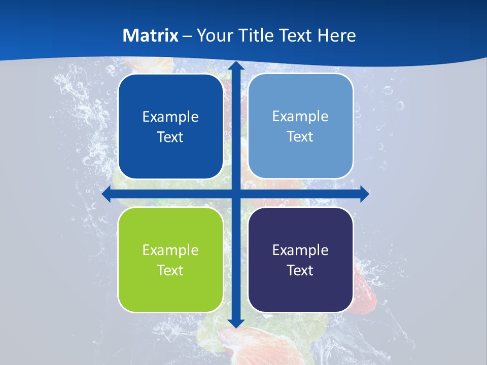 Water Fruit PowerPoint Template