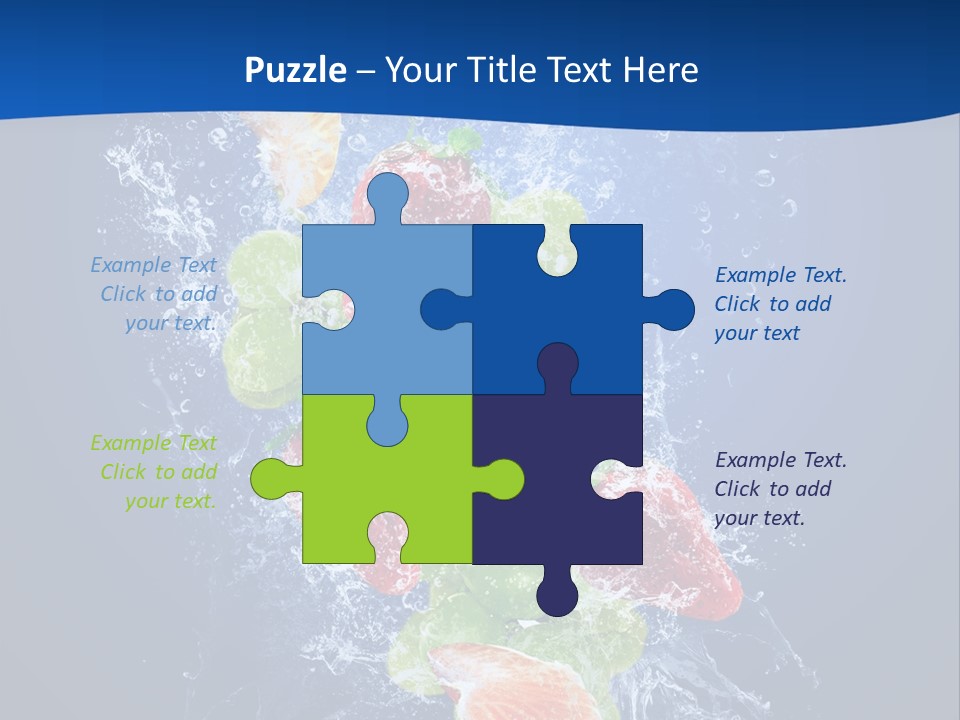 Water Fruit PowerPoint Template