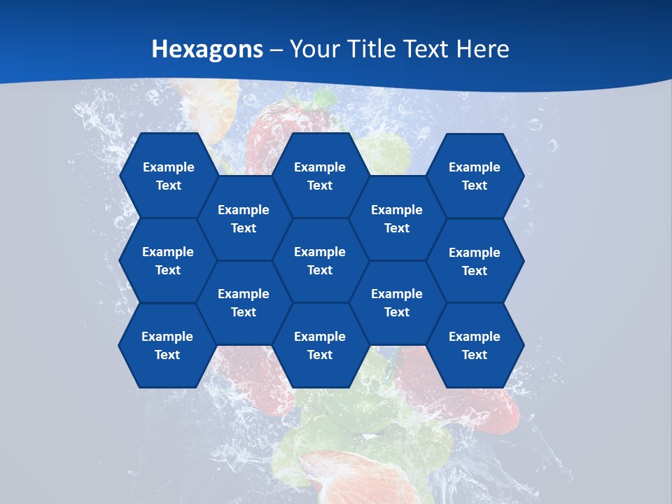 Water Fruit PowerPoint Template