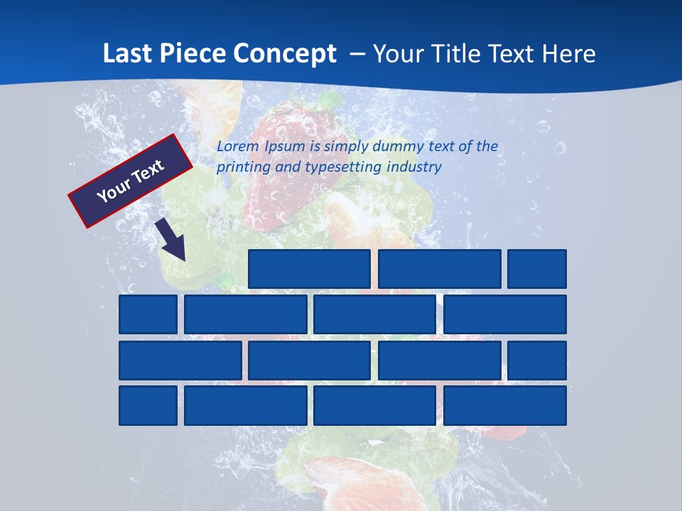 Water Fruit PowerPoint Template