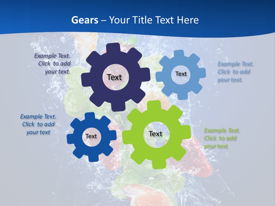 Water Fruit PowerPoint Template