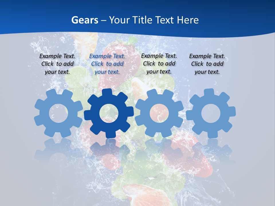 Water Fruit PowerPoint Template