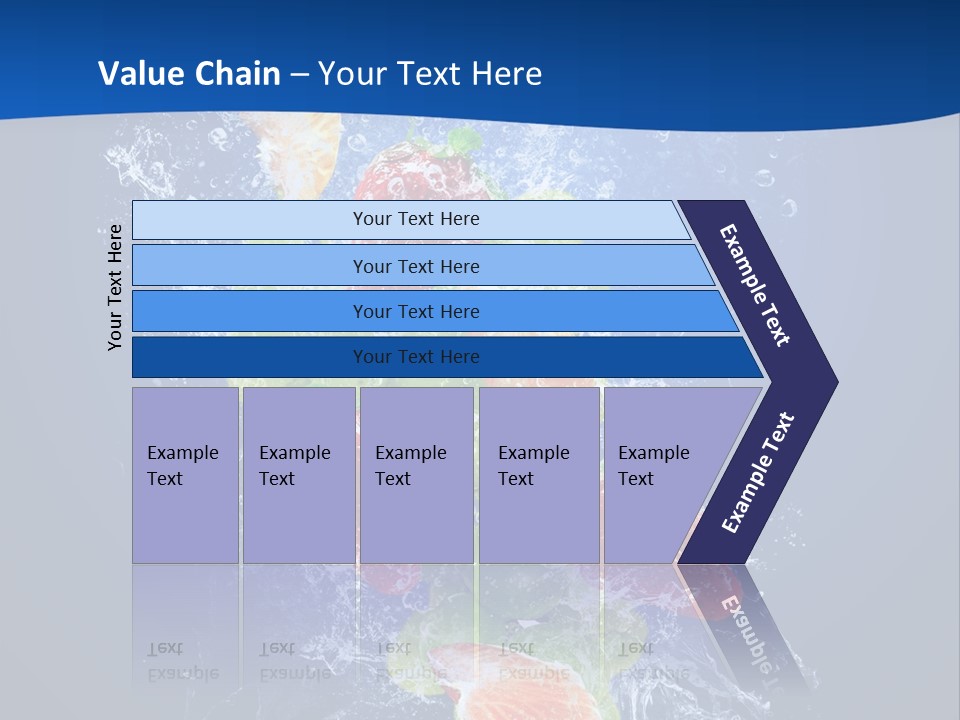 Water Fruit PowerPoint Template
