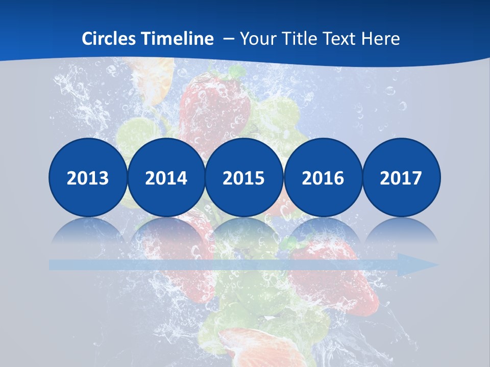 Water Fruit PowerPoint Template