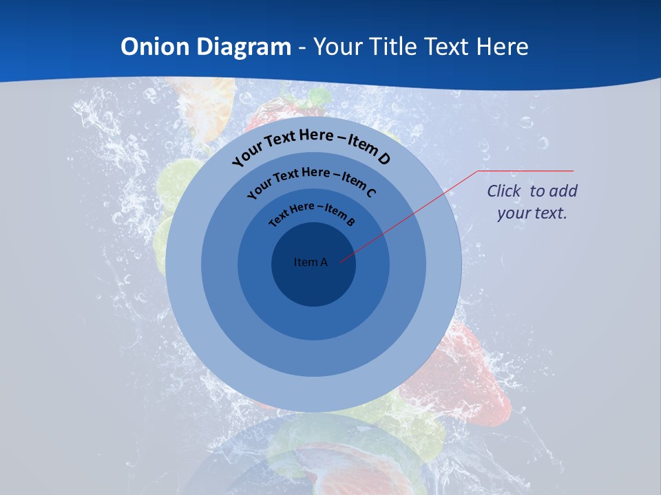 Water Fruit PowerPoint Template