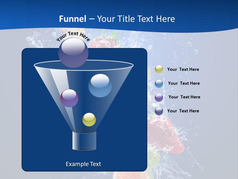 Water Fruit PowerPoint Template