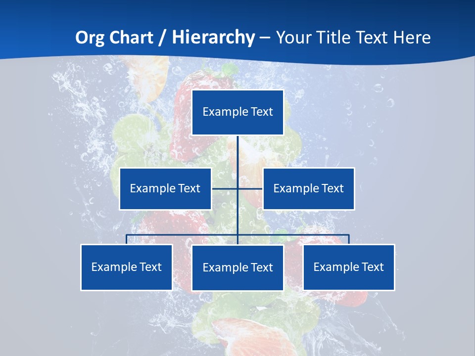Water Fruit PowerPoint Template
