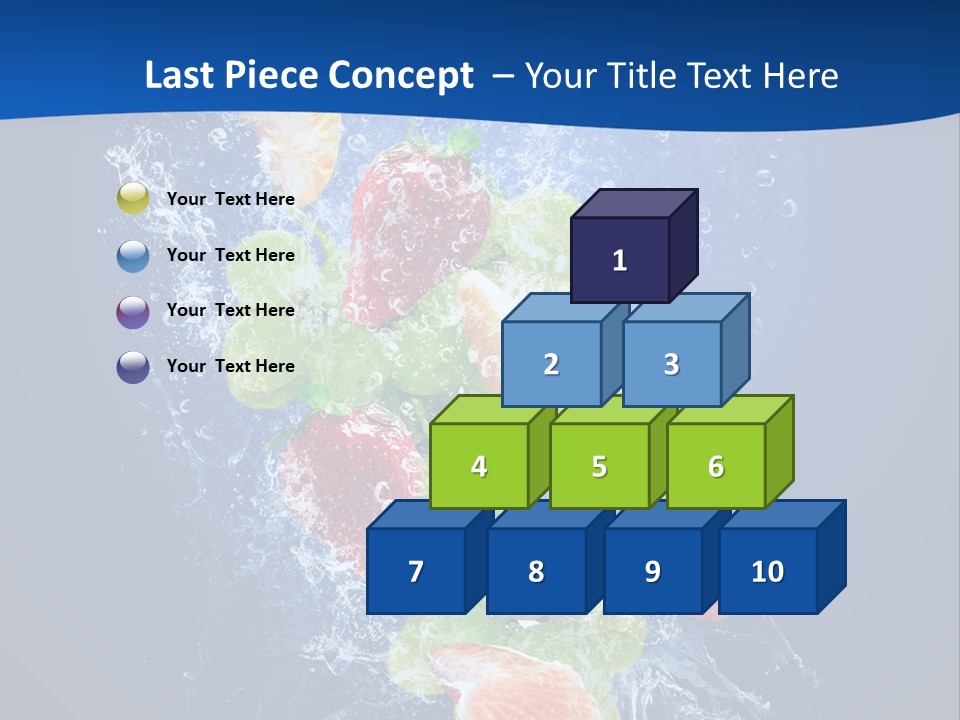 Water Fruit PowerPoint Template