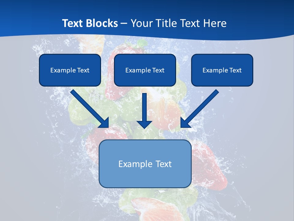 Water Fruit PowerPoint Template