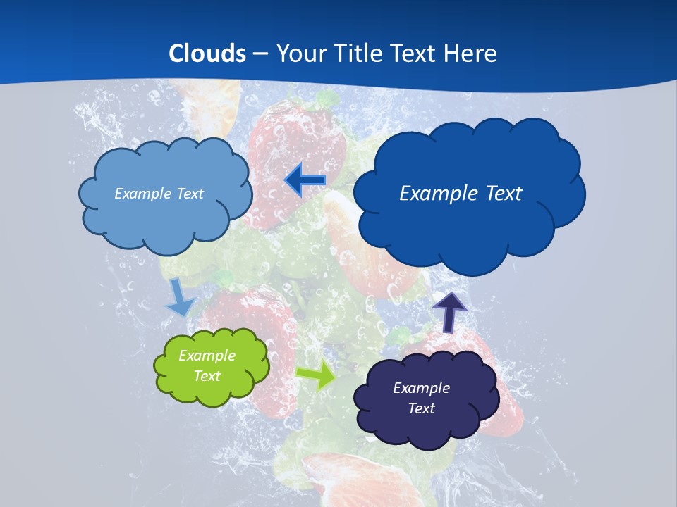 Water Fruit PowerPoint Template