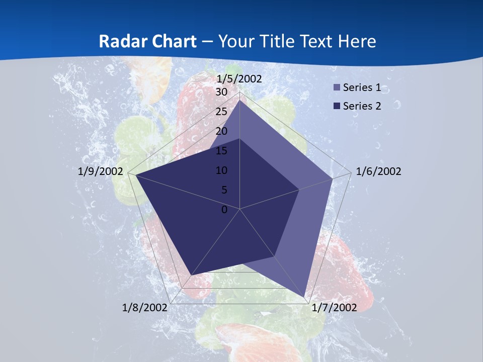 Water Fruit PowerPoint Template