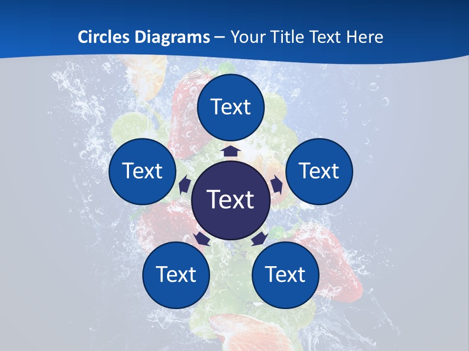 Water Fruit PowerPoint Template