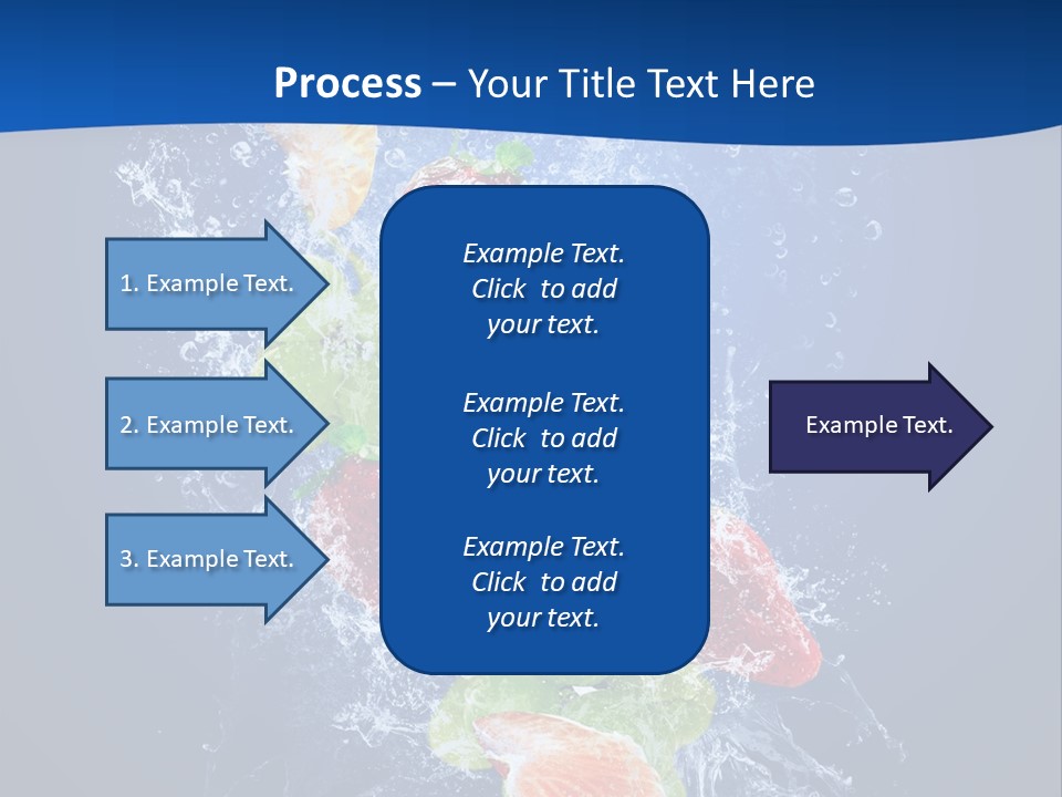 Water Fruit PowerPoint Template